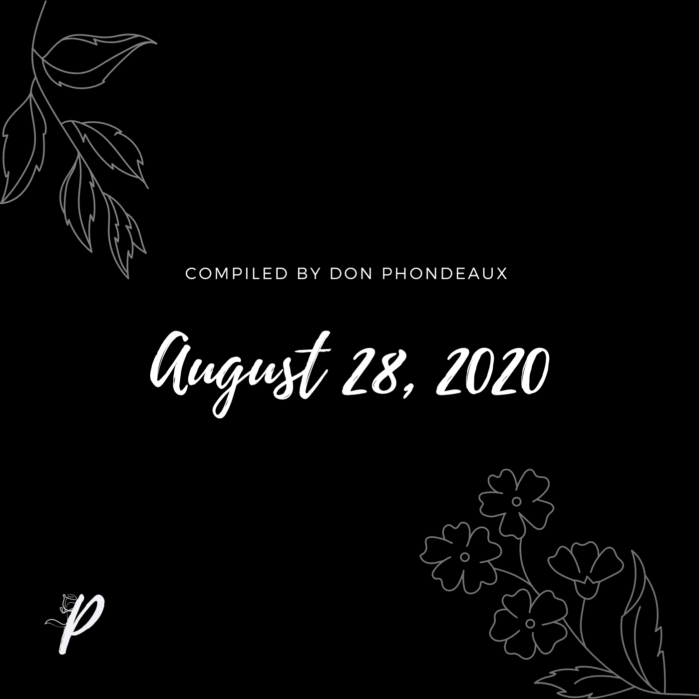 August 28, 2020 playlist cover
